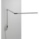 Z-Bar LED 2.5 inch Silver Wall Mount Desk Lamp Wall Light